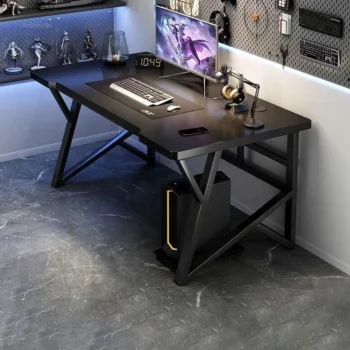 Modern Desktop Gaming Tables Light Luxury Computer Desks Bedroom Desk Simple Office Desk and Chair Set Home Wooden Study Table