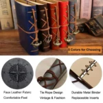 kf-S58bc704d85ff4411863a6014096a10c3F-Retro-Notebooks-Journals-Agenda-Binder-Sketch-Book-Leather-Soft-Cover-14x10cm-Replaceable-Kraft-Paper-Inner-Korean