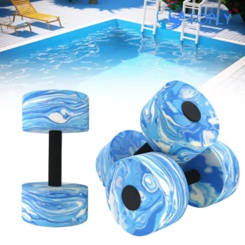 2Pcs Water Dumbbells Aquatic Exercise Dumbbells Waterproof Water Aquatic Exercise Dumbbell Set Quick Dry for Pool