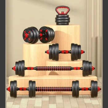 Dumbbell men's fitness home equipment adjustable weight barbell kettlebell set for exercise