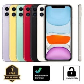 Apple iPhone 11 - 64GB | 128GB A2111 (Unlocked CDMA + GSM) Smartphone Very Good