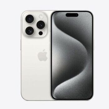Apple iPhone 15 Pro 256GB White Titanium Unlocked Good Condition - New Battery