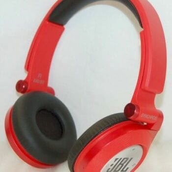 JBL E40BT RED Synchros Bluetooth Folding Stereo Headphones w/Mic iPhone 6+/5s