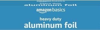 Amazon Basics Heavy Duty Aluminum Foil, 125 Sq Ft, Pack of 1  Health & Household