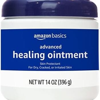 Amazon Basics Healing Ointment and Skin Protectant for Dry & Cracked Skin, Fragrance Free, 14 Ounce, Pack of 1  Beauty & Personal Care