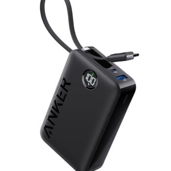 Anker 20000mAh Portable Power Bank w/ Built-in USB C Cable for iPhone 15|Refurb