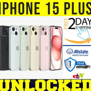 APPLE IPHONE 15 PLUS 128GB  FACTORY UNLOCKED 🔋 100% BATTERY 🔋 ❖EXCELLENT❖