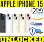 APPLE IPHONE 15 - 128GB 256GB (FACTORY UNLOCKED) 🔋 100%+ BATTERY🔋 ❖EXCELLENT❖