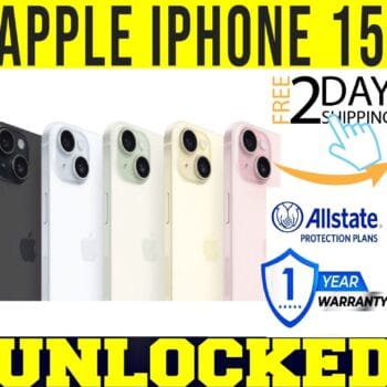 APPLE IPHONE 15 - 128GB 256GB (FACTORY UNLOCKED) 🔋 100%+ BATTERY🔋 ❖EXCELLENT❖