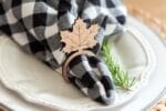 Fall Napkin Ring, Thanksgiving Decor, Fall Table Decor, Fall Tablescape, Fall Tabletop, Holiday Napkin Ring, Custom Place Setting
