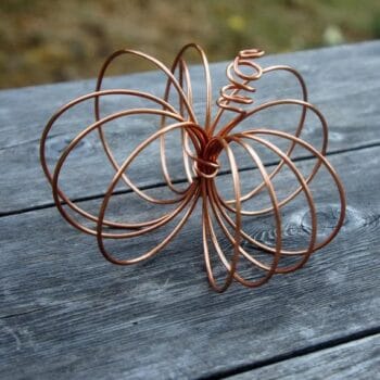 Copper Table Pumpkins Fall Home Decor, Rustic Weddings, Autumn Events