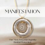 Extremely Powerful 5G EMF orgonite protection necklace, Solar quartz Crystal pendant 18k Gold! Gift for him, Gift for her, Crystal necklace
