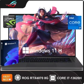 ASUS Zephyrus ROG 16" 4070 165Hz Gaming Laptop, 13th Inter I7-13620H, RTX 4070 8G, 16:10 FHD Display, 16GB RAM, 512GB SS,Win11