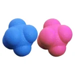7cm Reaction Ball Hexagonal Agility Ball for Towards Training of Hand-Eyereaction and Agility Coordination Reflex Exercise