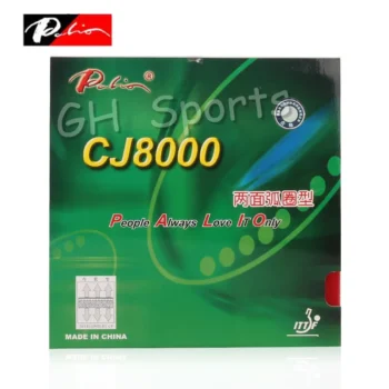 PALIO CJ8000 (Unsticky, 2-Side Loop TENSOR) Table Tennis Rubber with Ping Pong Sponge Tenis De Mesa