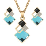 kf-H7fe328835c444efc9043a441db690832R-Fashion-Crystal-Pendants-Necklace-Earrings-Sets-for-Women-Jewelry-Set-Bridal-Wedding-Choker-Necklace-Set