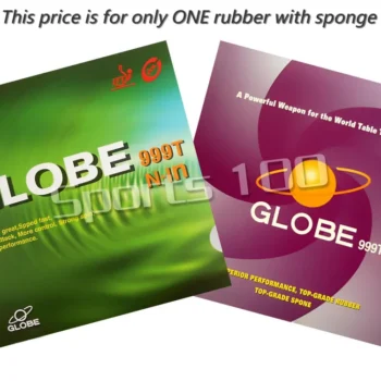 Globe 999T Pips-In Table Tennis PingPong Rubber with Sponge