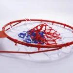 Soccer Ball 1Set 45cm Portable Wall Mounted Basketball All-weather Resistant Hoop Goals Rim and Net for Indoor Outdoor Use