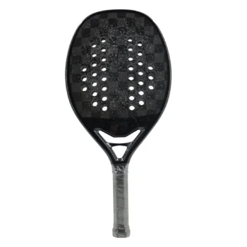 New Beach Tennis Racket for Player 18K Carbon EVA Soft Rough Surface Racket Beach Tennis