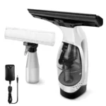 Cordless Window Vac Cleaner Rechargeable - 28cm Squeegee Element & 150ml Water Tank, Window Washer with 200ml Spray Bottle
