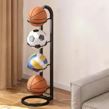 3/4 Layers Lndoor Basketball Storage Rack Put Ball Football Storage Basket Placed Rack Outdoor Display Stand and Holder