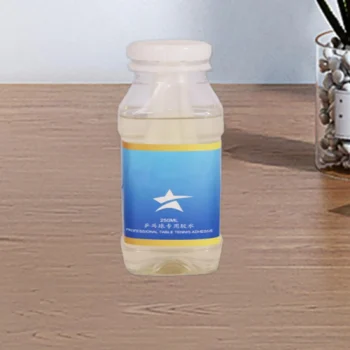 Table Tennis Glue 250ml with Build in Brush Portable Ping Pong Paddle Glue Table Tennis Paddles Liquid Glue Care Kit