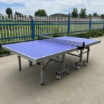 Premium quality competition 25mm top HDF Table Tennis Table With MEDICAL WHEELS