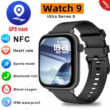 For Huawei Xiaomi Smart Watch Ultra Slim Men's Sports IP68 Waterproof Watch Health Monitoring Heart Rate Smartｗatch 2024 NEW