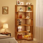 kf-Sfa85e2ed54f249e7a7c18e07c3e72f4aE-Tribesigns-6-Tier-Corner-Bookshelf-64-96-Inch-Tall-Industrial-Corner-Bookcase-with-Anti-Drop-Panel