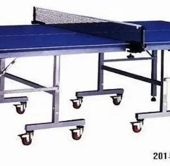 Movable Indoor Table Tennis Table Foldable Exercise Equipment Main Material MDF for Outdoor Sports Ping Pong Pingpong Table