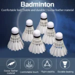 kf-Sc6b99ace2a6b45ae99cc918bf3d720e0M-1-3pcs-Badminton-Balls-Shuttlecock-White-Goose-Feather-Flying-Stability-Durable-Feather-Shuttlecock-Ball-Outdoor-Training