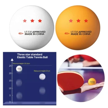 10 Pcs Standard Table Tennis Ball PingPong Ball 3-Star Table Tennis Ball 24BD