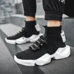 kf-S08e6442d4f934416ba76a87b0f1cd8e8K-Socks-Sneakers-Men-Knit-Upper-Breathable-Sport-Shoes-Sock-Boots-Man-Shoes-High-Top-Running-Shoes