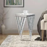 kf-S6674707c0d3c4a25b1a540c4fa075800W-Pregaspor-Silver-Mirrored-end-Table-Coffee-Table-22-H-Gorgeous-Side-Table-with-Crystal-Inlay-Small