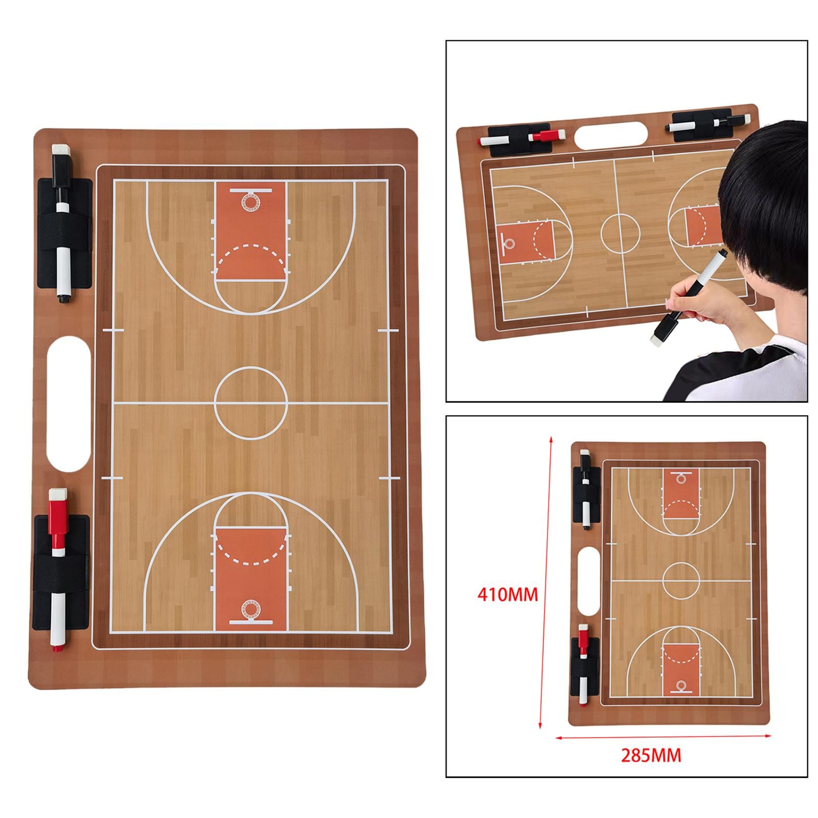 Basketball Coaching Boards Dry Erase Coaches Board Basket Ball Clipboard for Practice