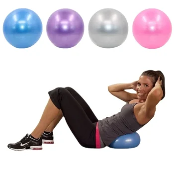 25cm Pilates Ball Explosion-proof Yoga Core Ball Indoor Balance Exercise Gym Ball for Fitness Pilates Equipment