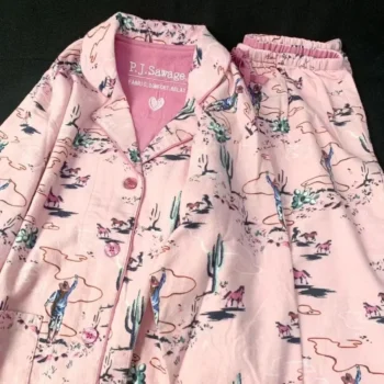 100% Cotton Pajamas for Women Loose Cartoon Long Sleeve Pants Loungewear Women 2 Piece Set Pj Women Outfit Sleepwear Set Pijamas