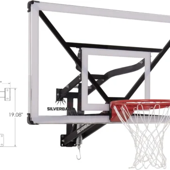 NXT 54" Wall Mounted Adjustable-Height and Fixed Basketball Hoop with QuickPlay Design