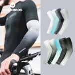ROCKBROS Arm Sleeves Ice Silk Sports Cycling Arm Sleeves Cover Sun UV Protection Breathable Outdoor Running Fitness Equipment