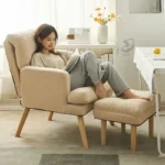 Living room lounge chair computer r home study office chair bedroom armchair folding single person sofa vanity chair