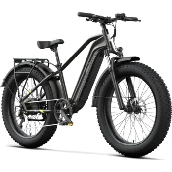 Electric Bike for Adults, Fat Tire,26" All-terrain Bicycle, Peak 1400W Motor, 50Miles Range and 32MPH Top Speed,7-Speed Ebike