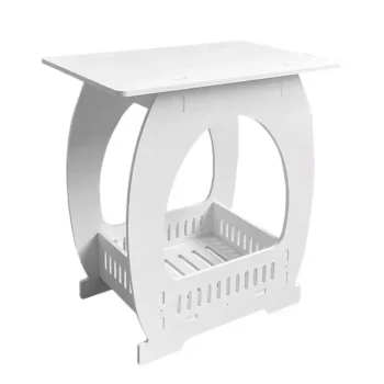 Modern Minimalist Mini Coffee Table Rural Living Room Small Square Leisure Side Table European Style Bedside Coffee End Table
