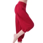 kf-S3cb48d1be1454ec4ba9396365011f669Y-New-Calf-length-Yoga-Pants-Female-Running-Pants-Large-Size-Loose-High-Waist-Modal-Sport-Fitness