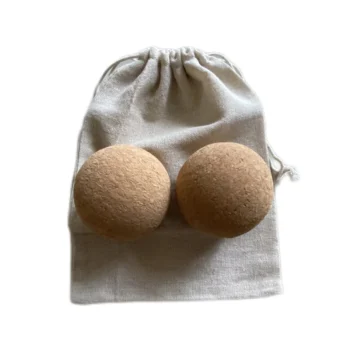 Natural Cork Massage Ball Fascia Cork BallMuscle Massage Tension Relief Back Pain Muscle Trigger Point Massage Fitness