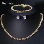 kf-S598c1d0334a24f939e860a6d2f14b2c3M-Emmaya-Zircons-Gorgeous-Cubic-Zirconia-White-Gold-Color-Round-Wedding-Bridal-Necklace-Earrings-Party-Jewelry-Set