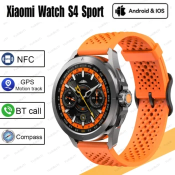 NEW Xiaomi Watch S4 Sport Version Blood Oxygen NFC Heart rate Compass Waterproof Smart Watch GPS Tracking Smartwatch Men Women