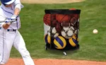 Basketball Mesh Bag 15L Mesh Ball Bag Large Sports Ball Bag Outdoor Organizer For Holding Basketball Volleyball Baseball