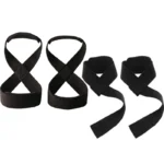 kf-S742ab89a00b7412d80d5d1bb3d6a0e283-Black-Figure-8-Padded-Weight-Lifting-Straps-Set-Powerlifting-Anti-Slip-Straps-Strength-Training-Bodybuilding-Weight