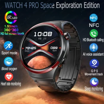 For Huawei WATCH 4 PRO New Smart Watch Space Exploration Edition HD Bluetooth Call GPS NFC Heart Rate Blood Pressure Smart Watch