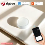 Tuya ZigBee Smart Knob Switch Wireless Push Scene Button Rotatable Dimmer Switch Home Automation Scenarion Remoter Controller